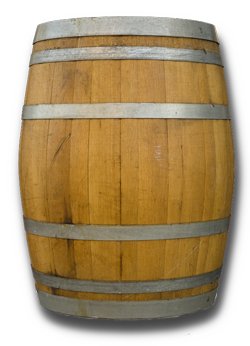 Oak wine barrel